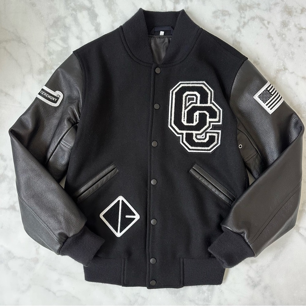 Opening Ceremony Black Varsity Jacket Unisex S